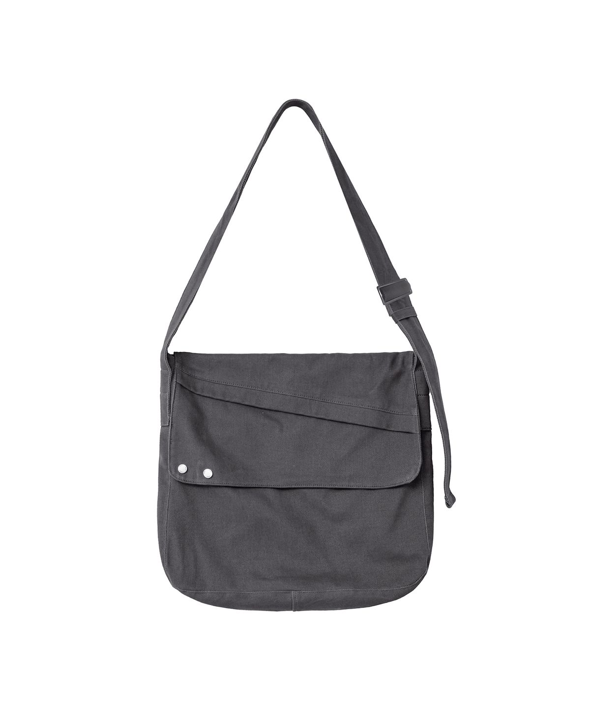 미세키서울 맨(MISEKISEOUL MEN) Flap washed cross bag CHARCOAL