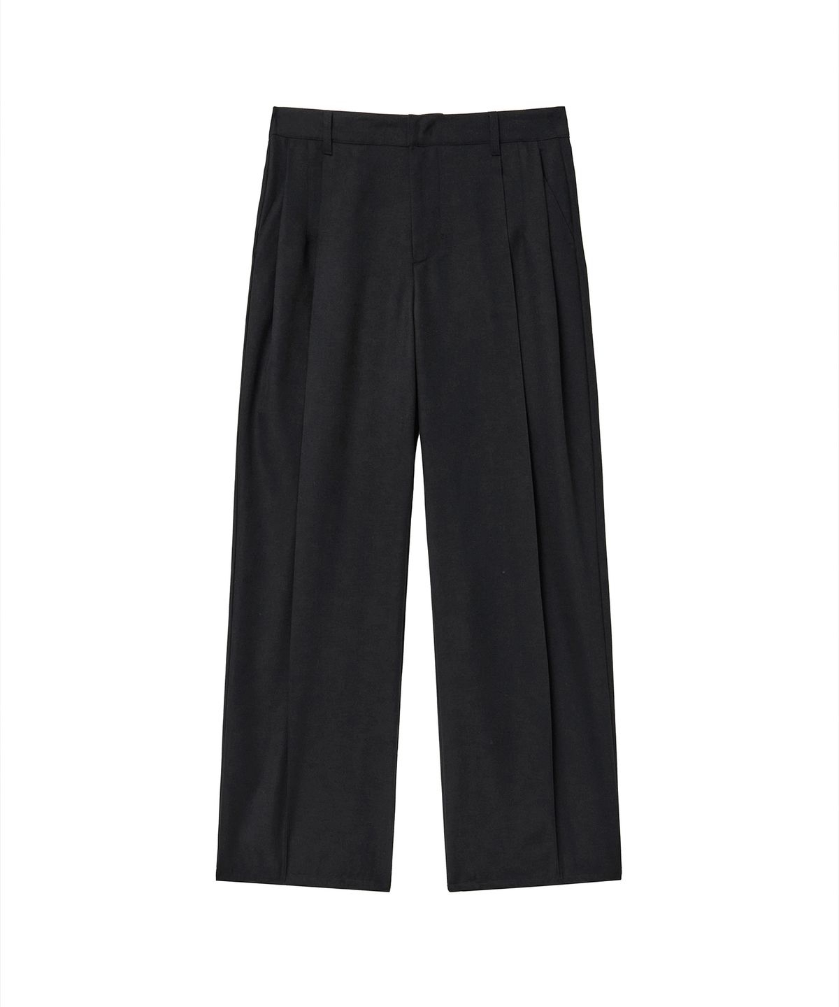 미세키서울 맨(MISEKISEOUL MEN) Stitch detail wide pants BLACK