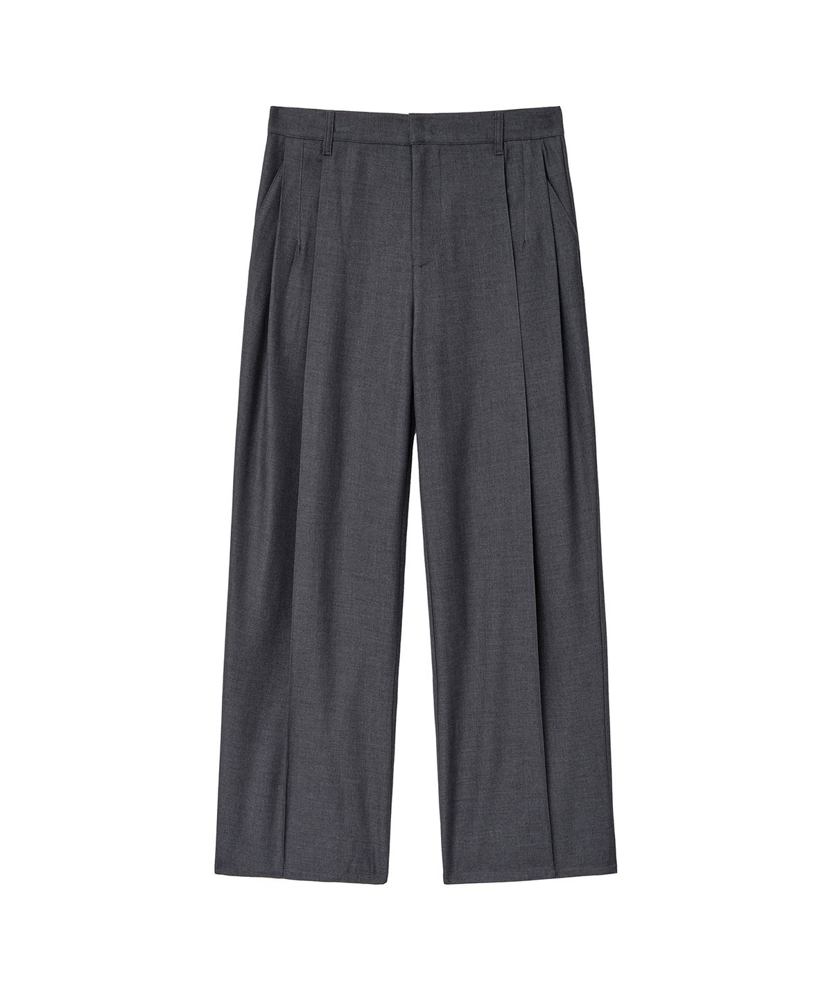 미세키서울 맨(MISEKISEOUL MEN) Stitch detail wide pants CHARCOAL