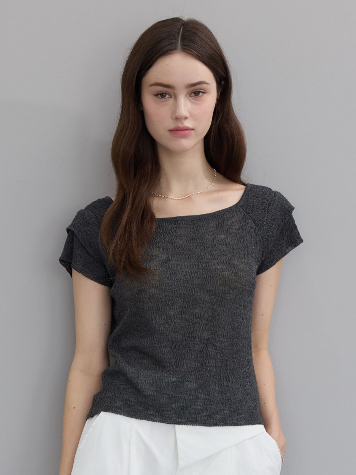 페이지플린(PAIGEFLYNN) 백스트랩더블캡소매니트_N6BKN001C