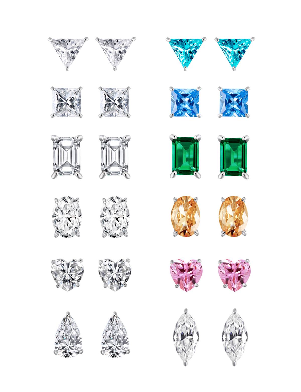 아이스볼(ICEBALL) 1 Carat Candy Earring Series