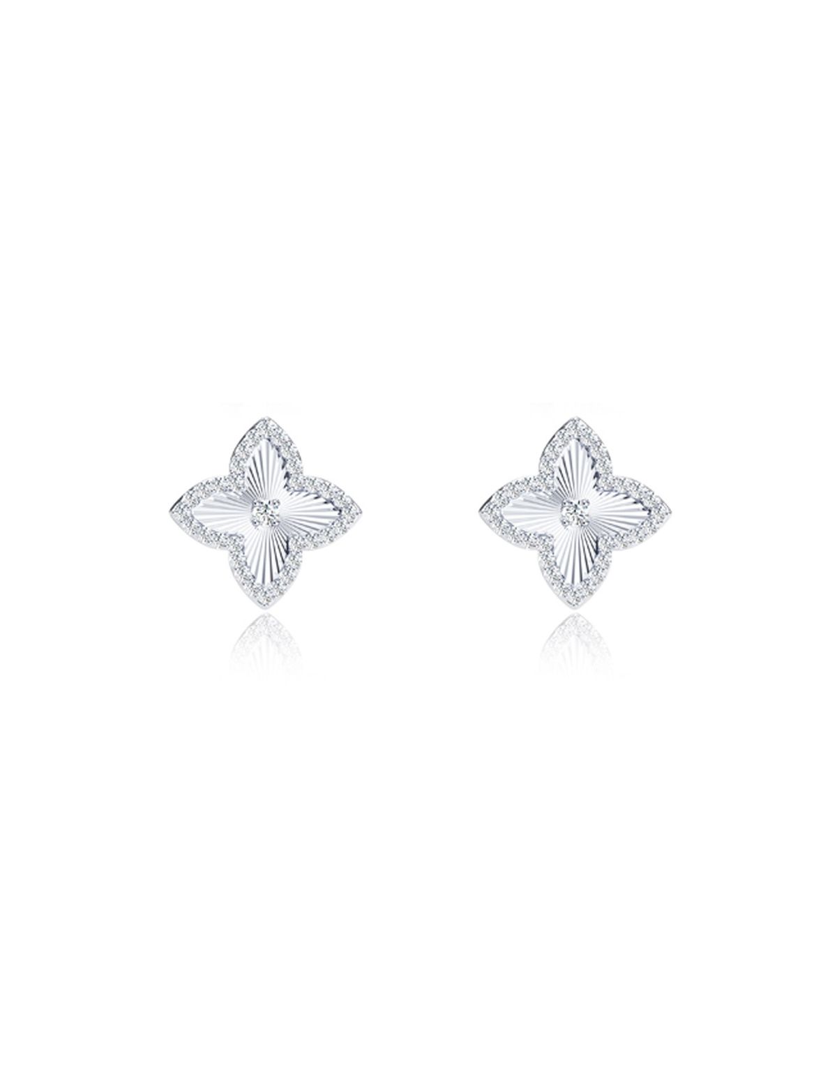 아이스볼(ICEBALL) Shine clover earring