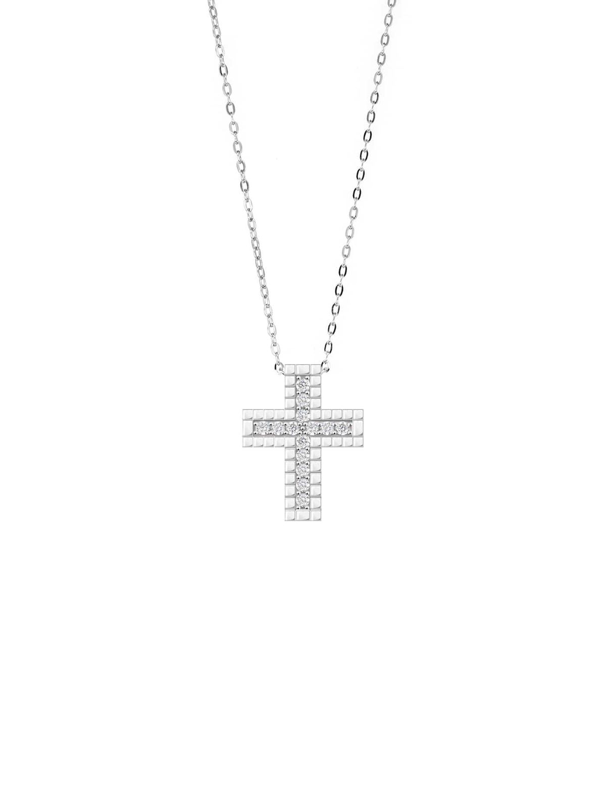 아이스볼(ICEBALL) Ice Double Croce Necklace (CUBE)