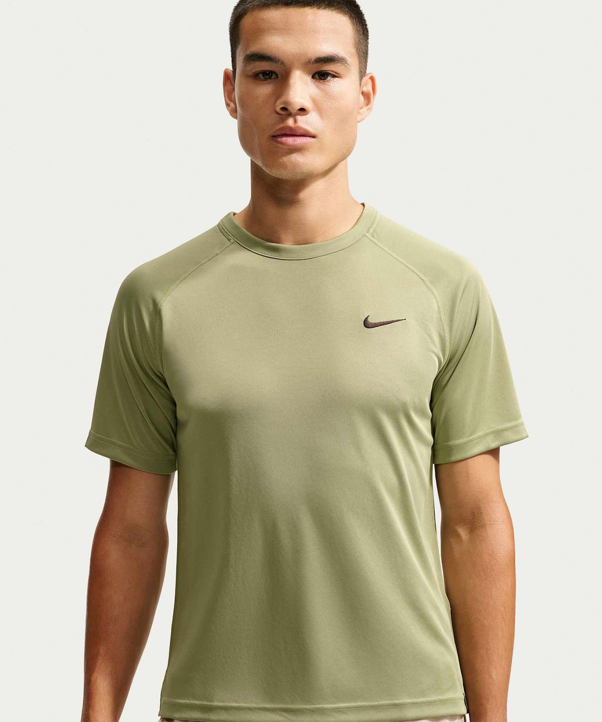 나이키(NIKE) 플렉스 드라이 핏 반소매 트레이닝 탑 M - 더스티 올리브:블랙 / IF2138-377