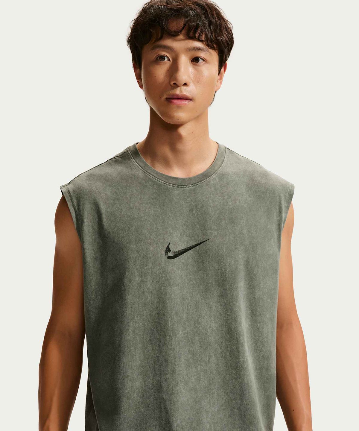 나이키(NIKE) 민소매 티셔츠 M - 카모 그린:라이트 아미 / IM6145-303