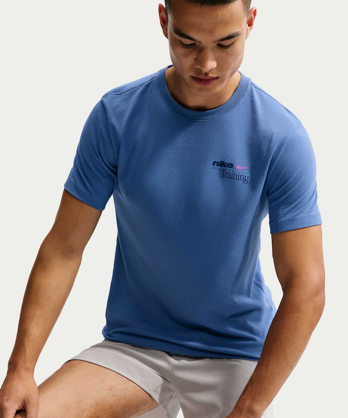 나이키(NIKE) 드라이 핏 트레이닝 티셔츠 M - 인디고 스톰 / IW6326-459