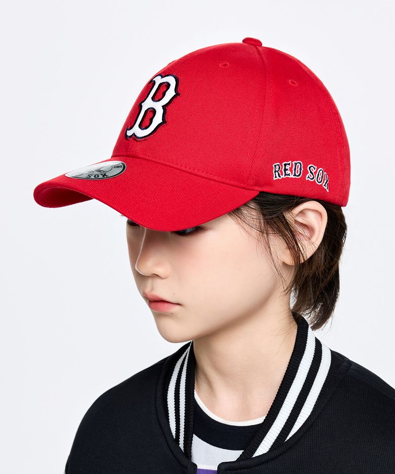 시그니처 빅로고 스트럭쳐 볼캡 BOS (Red)