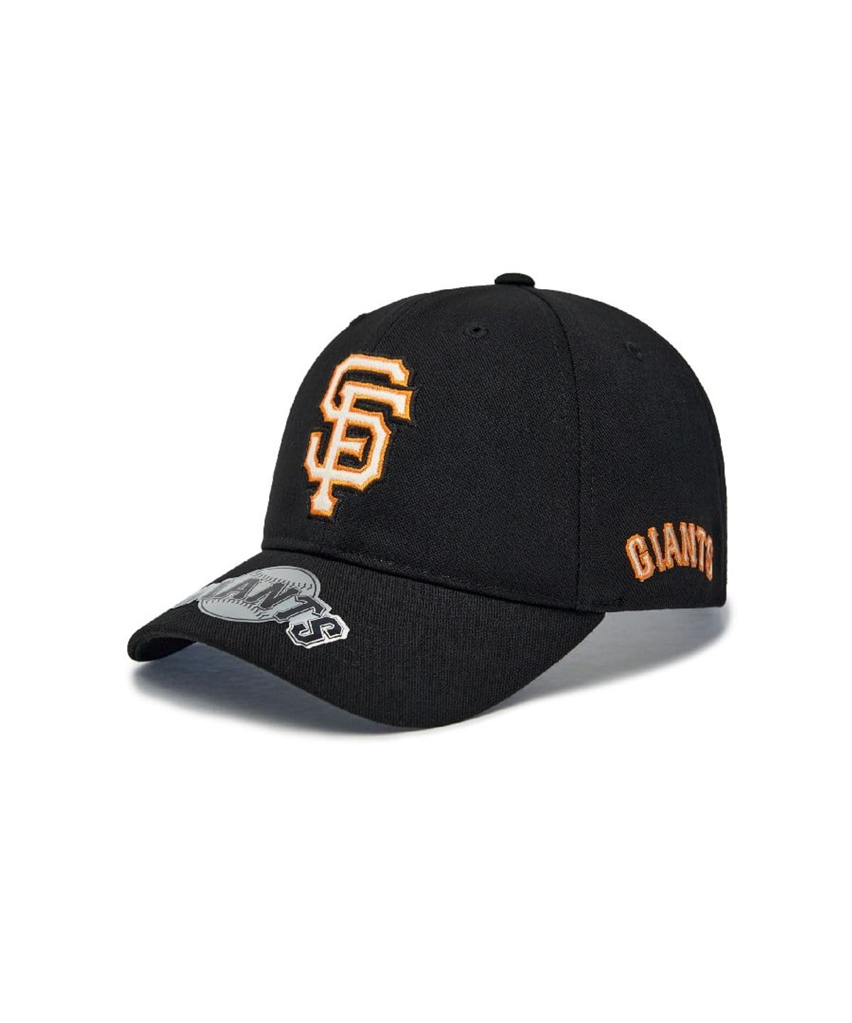 엠엘비 키즈(MLB KIDS) 시그니처 빅로고 스트럭쳐 볼캡 SF (Black)