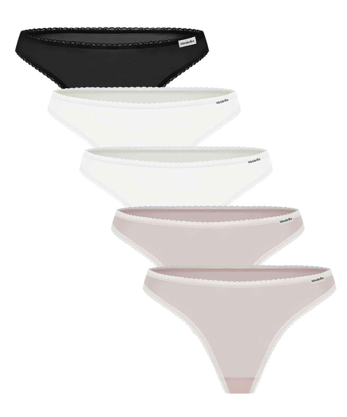 원더브라(WONDERBRA) [5PACK] 레이스 T팬티