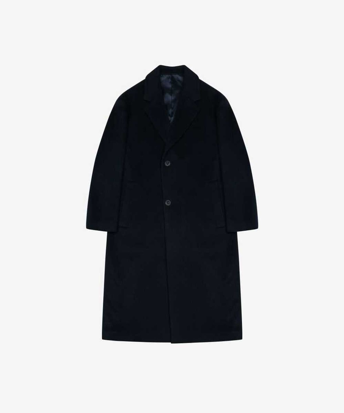 지이크(SIEG) 세미 오버 체스터 코트 다크네이비 (PJHAX7068)