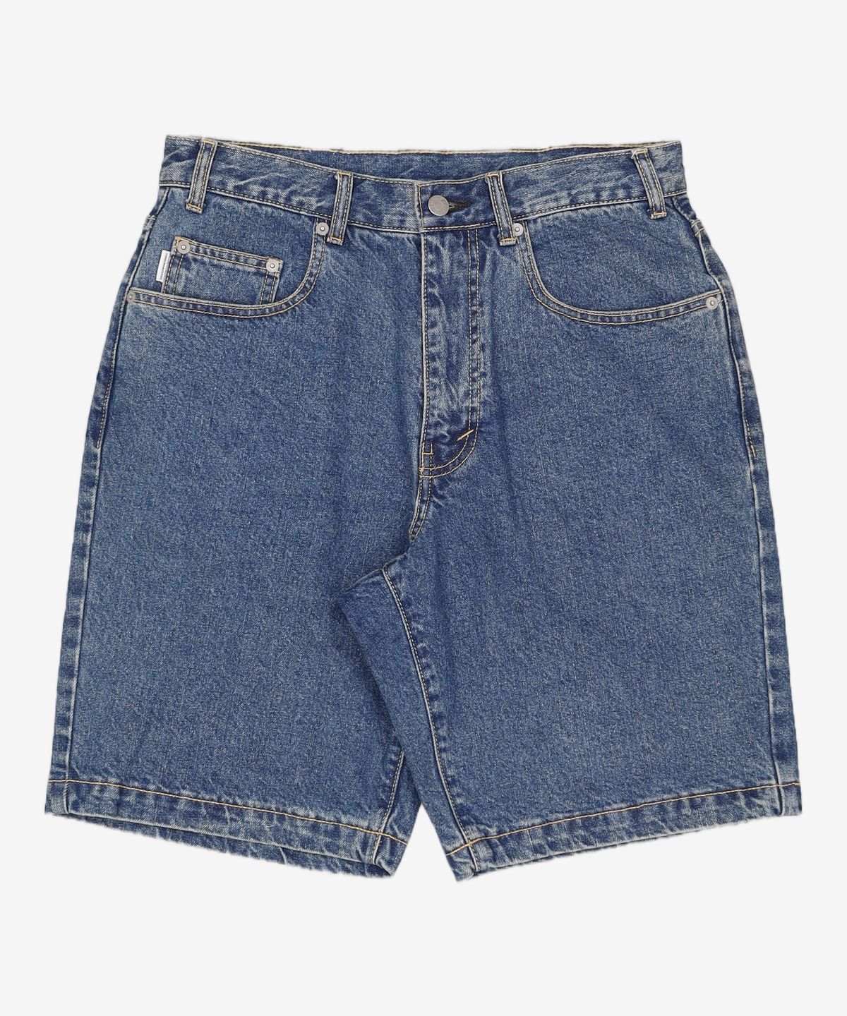 디스이즈네버댓(THISISNEVERTHAT) (SS23) Washed Denim Short - Washed Blue S