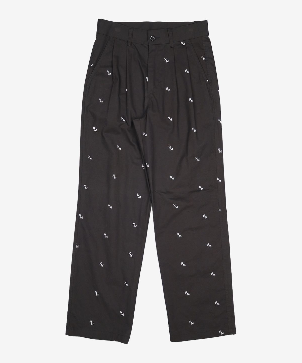 노매뉴얼(NOMANUAL) NM PATTERN PANTS - BLACK 95