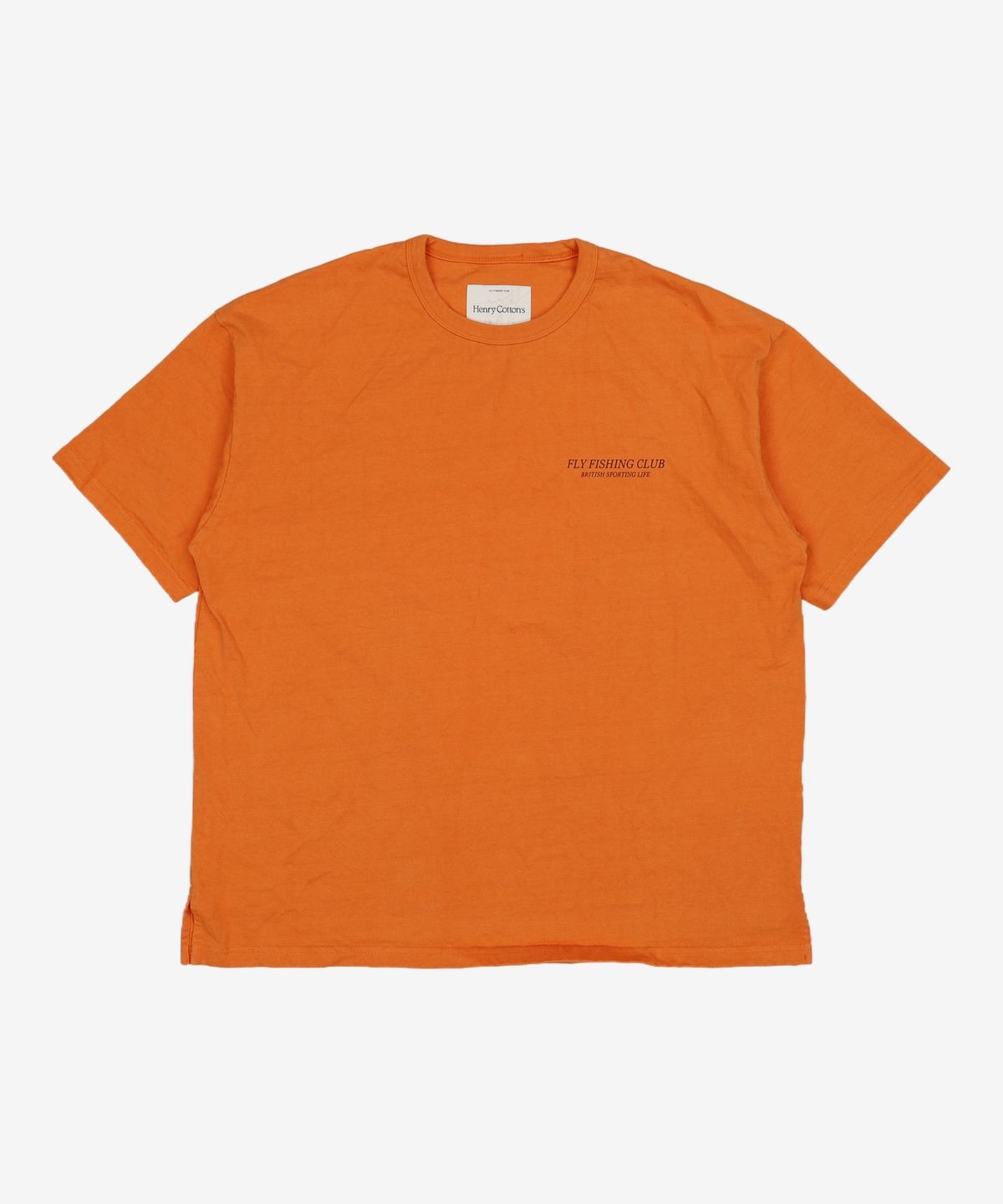 헨리코튼(HENRY COTTONS) [Fly Fishing Club] Oversized T-shirt_AZTAM24210ORX 100