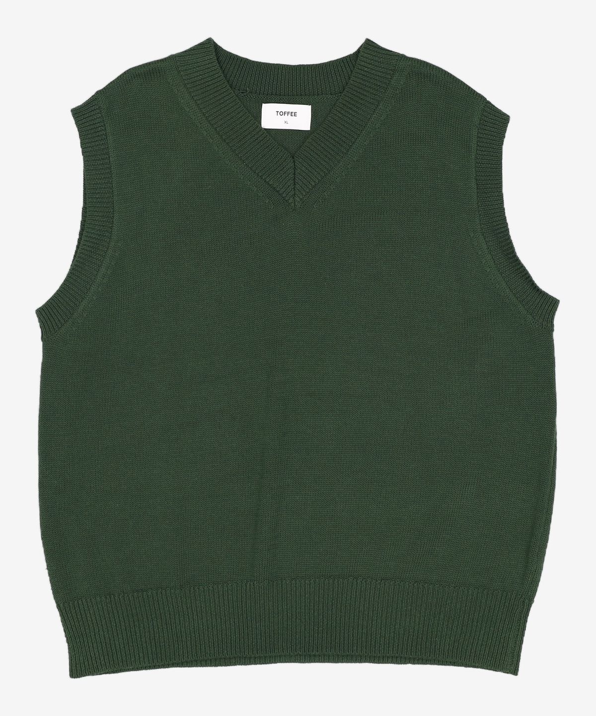 토피(TOFFEE) 니트 베스트 (BROWN) XL