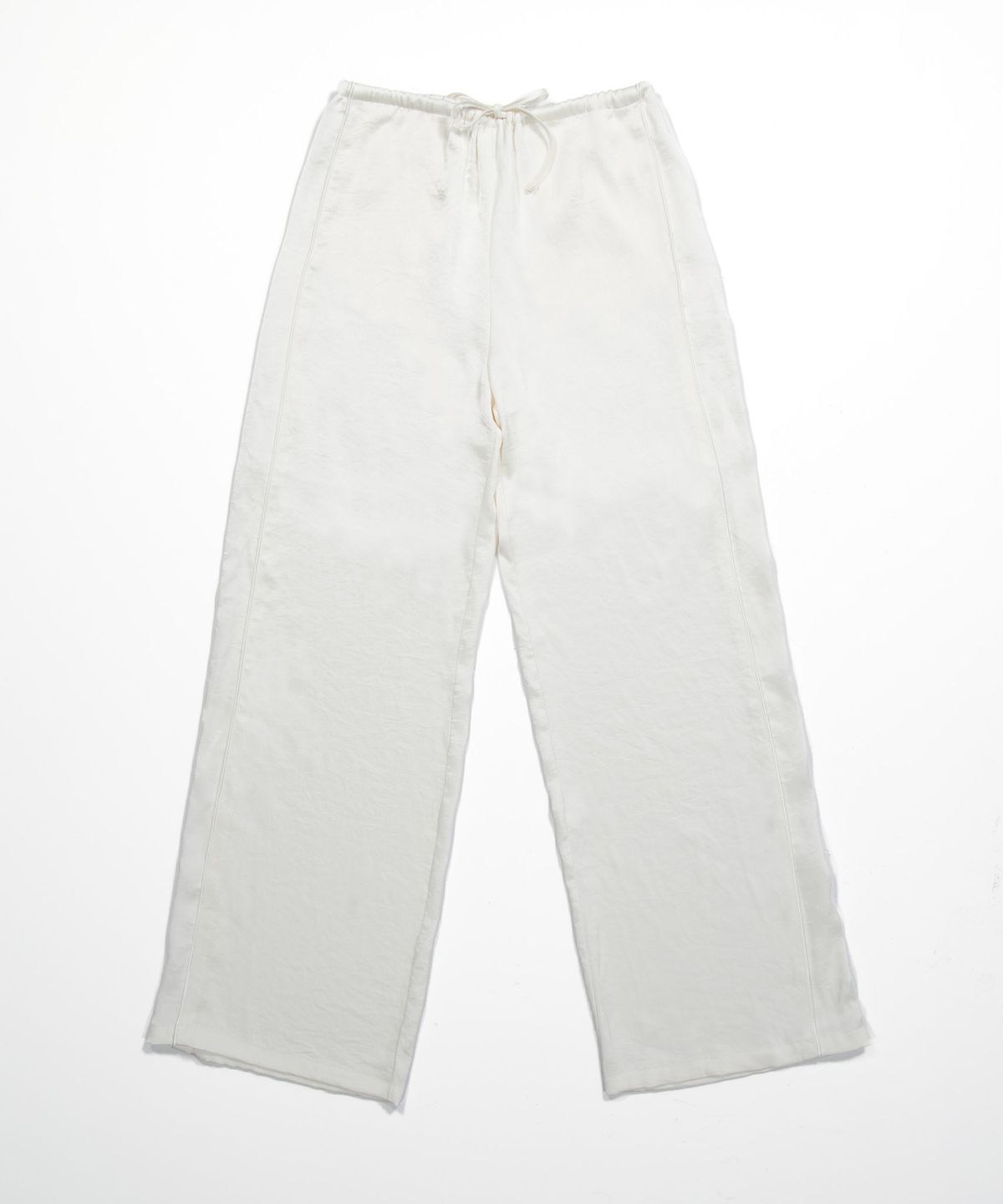 얼디르(EOLTR) Satin Piping Banding Pants, White