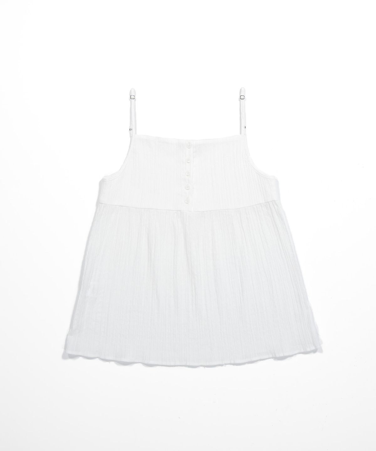얼디르(EOLTR) Structured Sleeveless Top, White