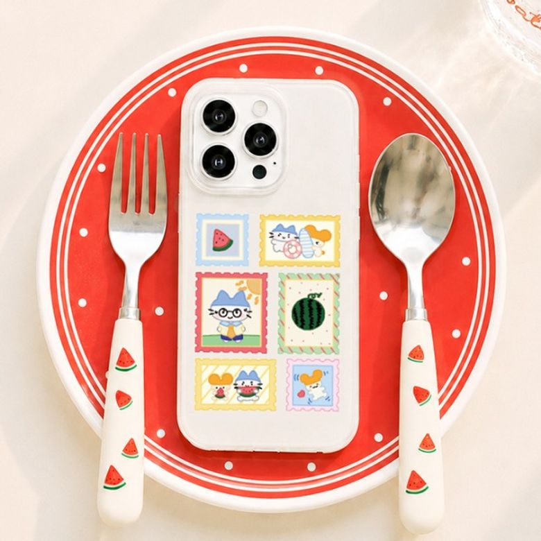 [반투명 여름방학]갤럭시 아이폰케이스