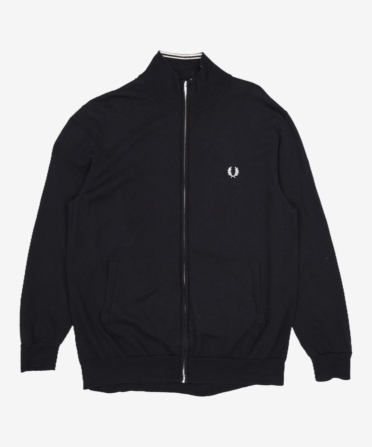 프레드페리(FRED PERRY) [Sharp] 클래식 집스루 가디건 (102) AFPM2234534-102 XL