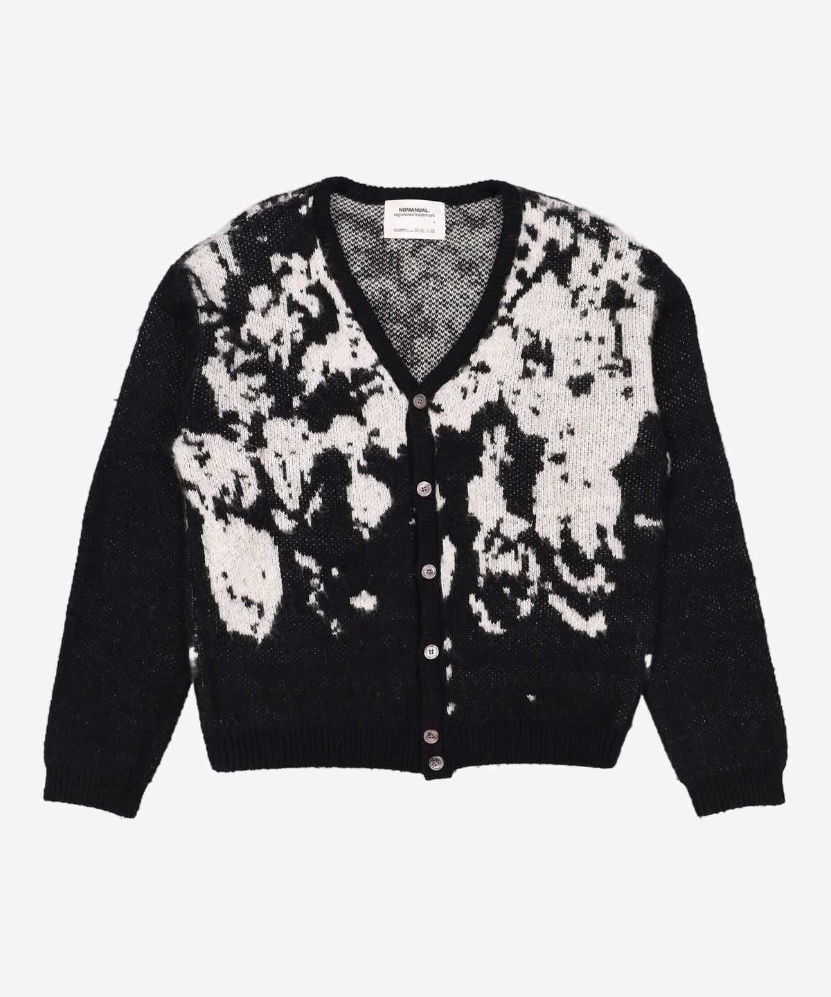 노매뉴얼(NOMANUAL) PPS HAIRY CARDIGAN - BLACK M