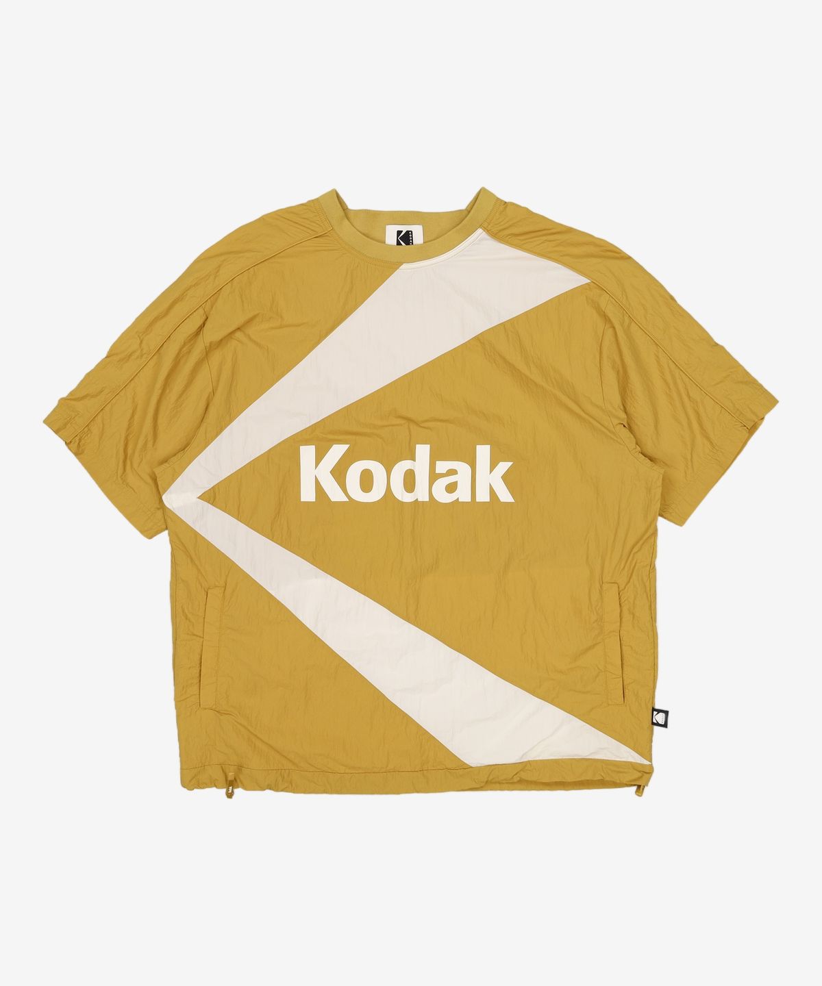 코닥(KODAK) 케이 우븐 반팔티셔츠 BEIGE XXL