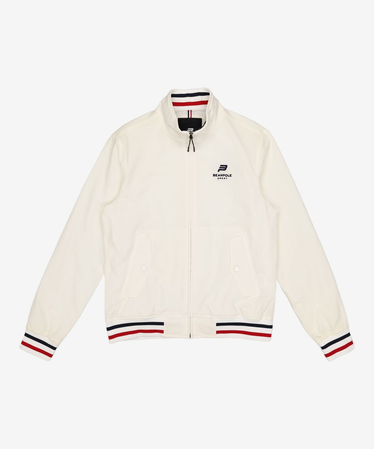 빈폴 스포츠(BEANPOLE SPORT) 화이트 남성 미드넥 블루종 (BO8939F511) 95