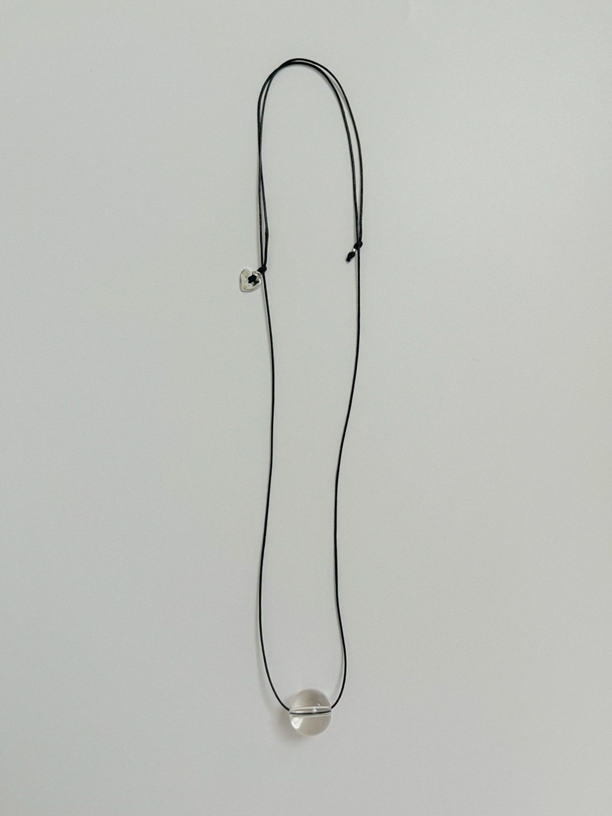 소수(SOSOO) Point White Quartz Rope Necklace