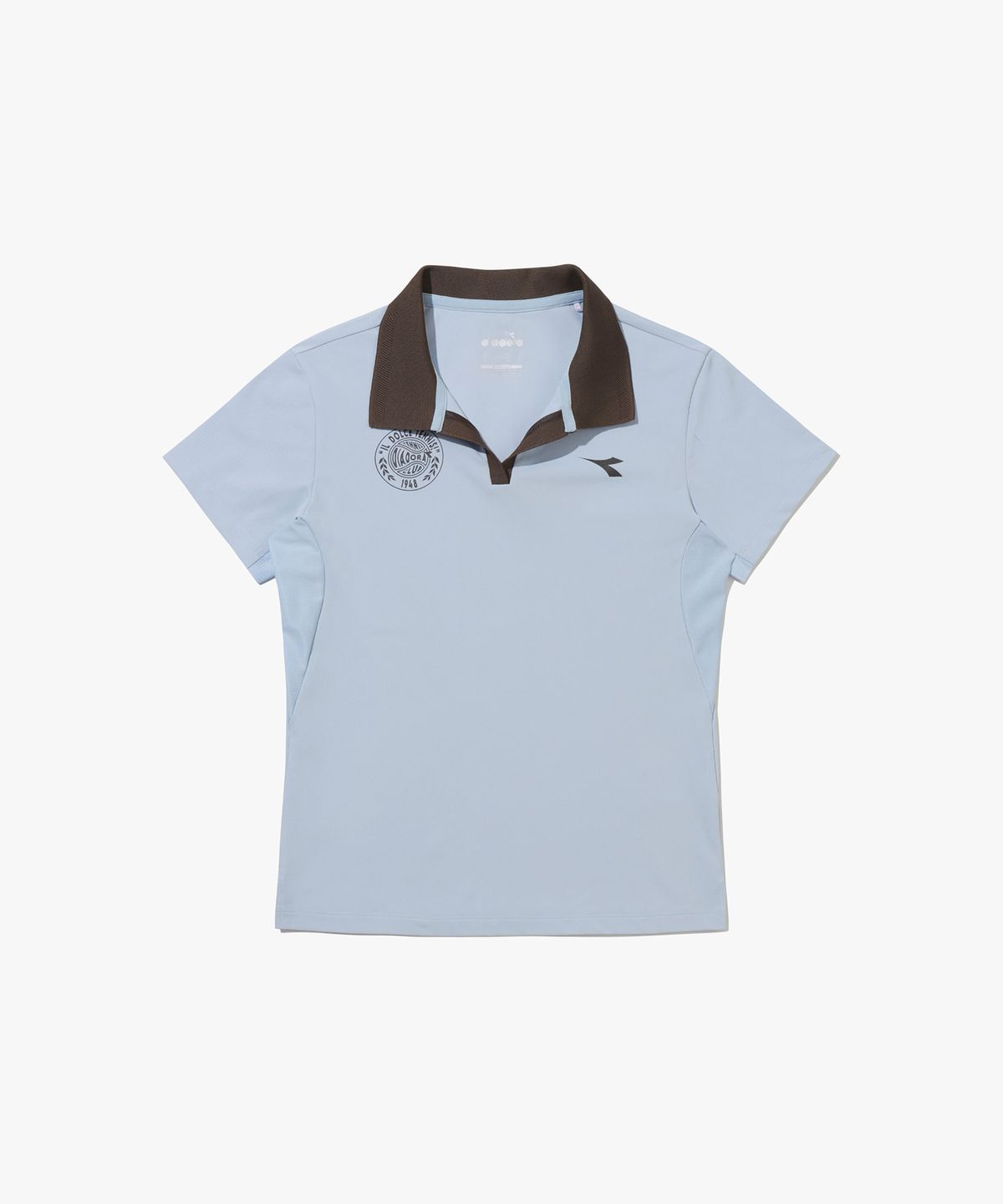 디아도라(diadora) 이지 무빙 PK 카라 반팔 티셔츠 우먼 LIGHT BLUE