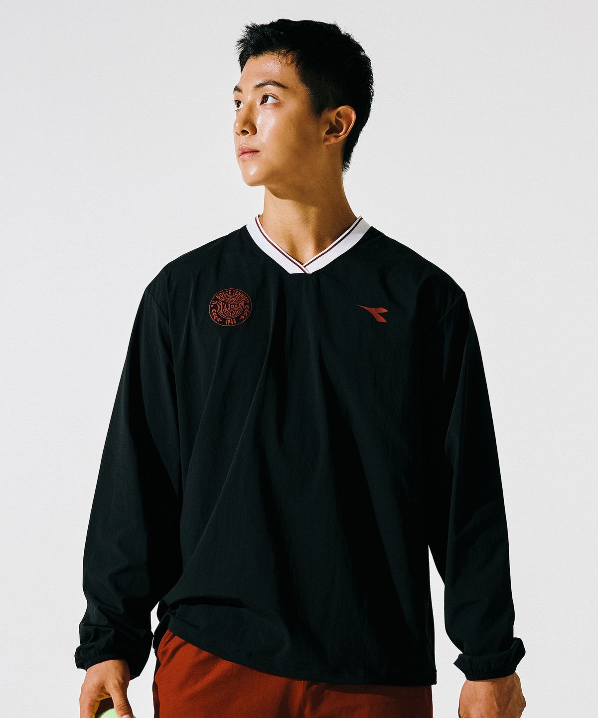 디아도라(diadora) 테니스타 긴팔 피스테 BLACK