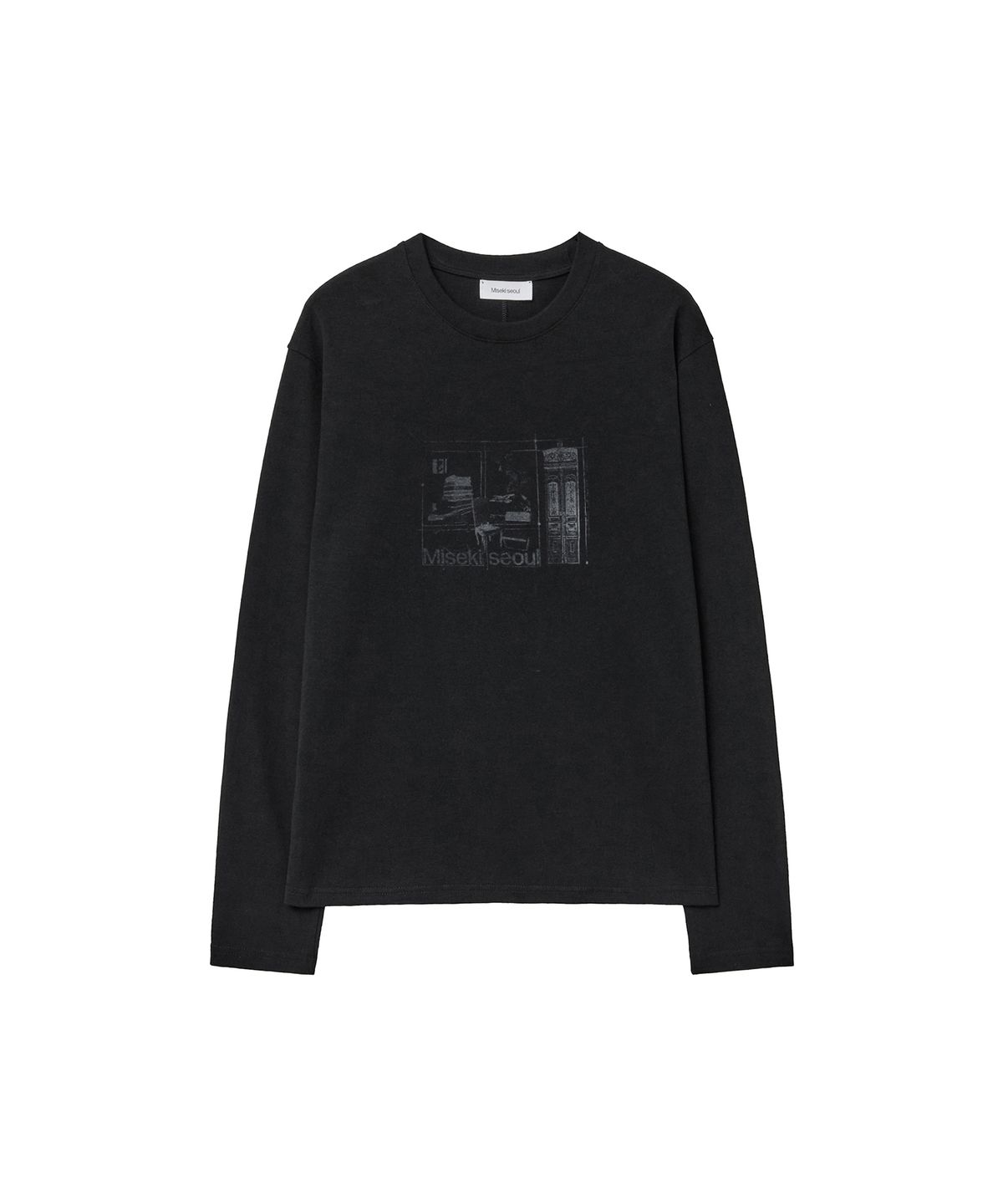 미세키서울 맨(MISEKISEOUL MEN) Scraps collage long sleeve BLACK