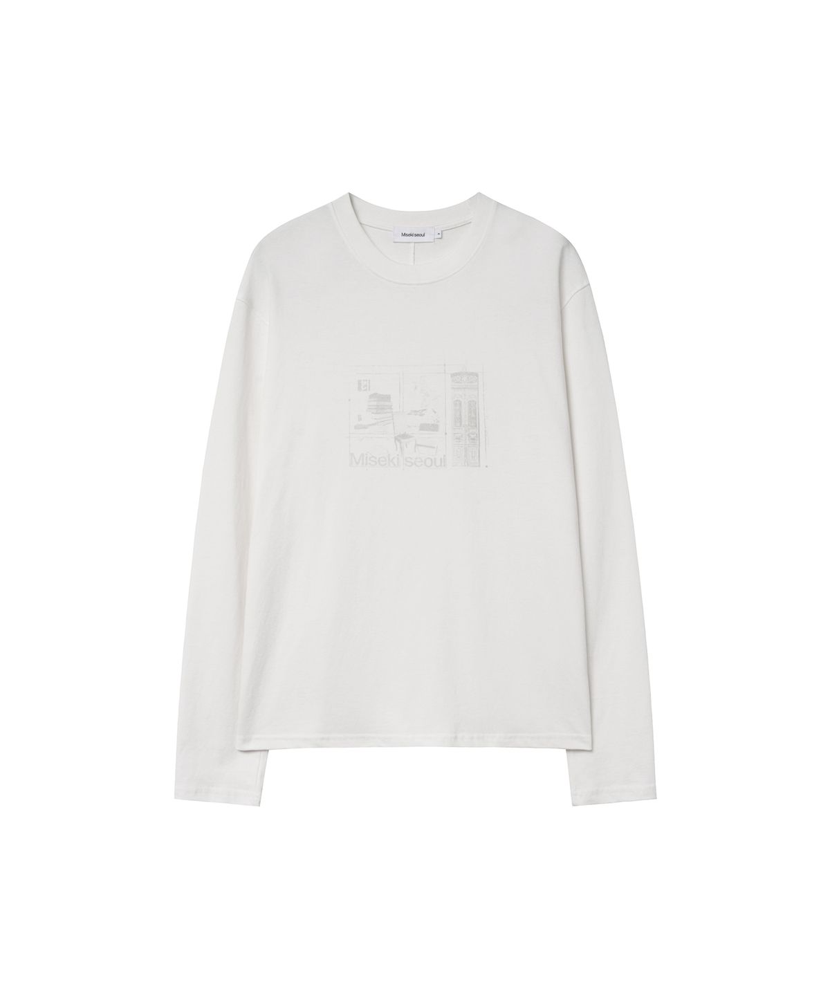 미세키서울 맨(MISEKISEOUL MEN) Scraps collage long sleeve IVORY