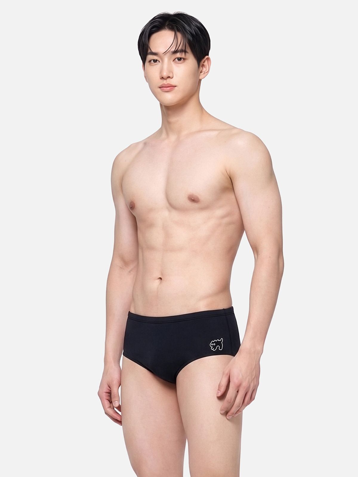 배럴(BARREL) 마일로 숏사각 수영복 블랙 (B6FMSMS603BLK)