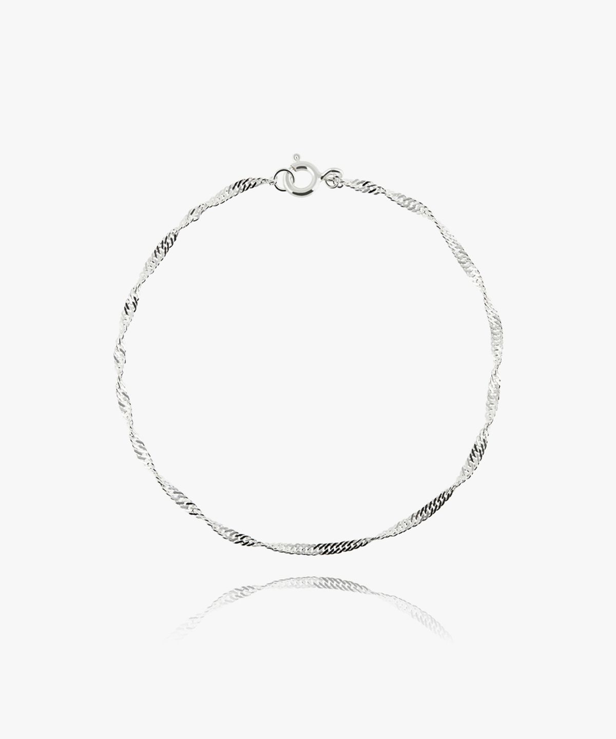 엘렌쥬얼리(HELENE JEWELRY) 실버 Silver 925 트라이 체인 은 팔찌