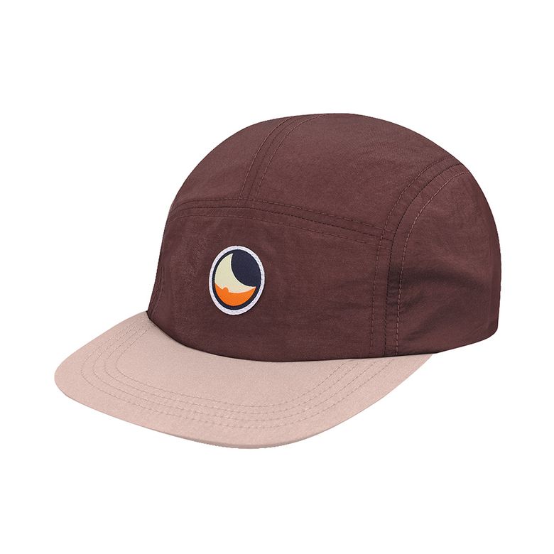 클래식 패치 챙 배색 투톤 캠프캡 버건디 인디핑크(CLASSIC PATCH VISOL TWO TONE CAMP CAP BGD/IPK)