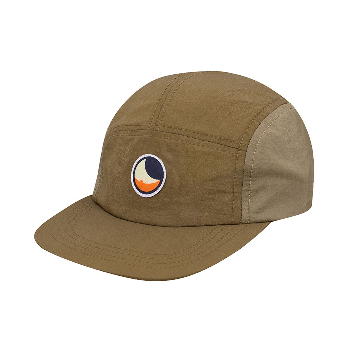 티켓투더문(TICKET TO THE MOON) 클래식 패치 투톤 캠프캡 카멜브라운 웜베이지(CLASSIC PATCH TWO TONE CAMP CAP CBR/WBG)