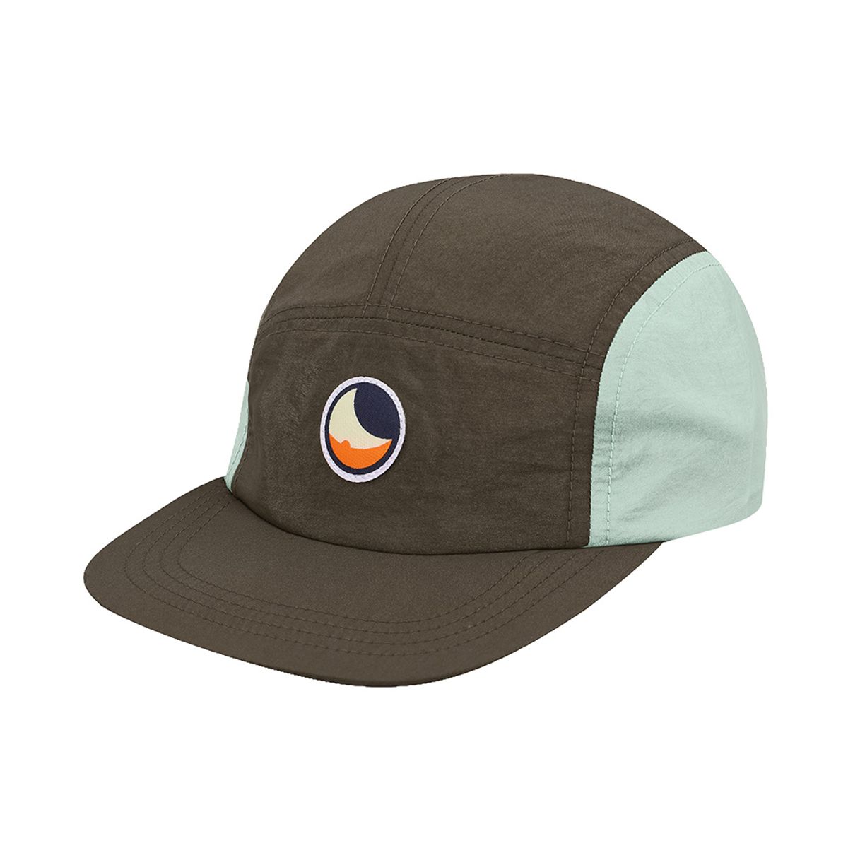 티켓투더문(TICKET TO THE MOON) 클래식 패치 투톤 캠프캡 브라운 민트(CLASSIC PATCH ONE TONE CAMP CAP BRN/MNT)
