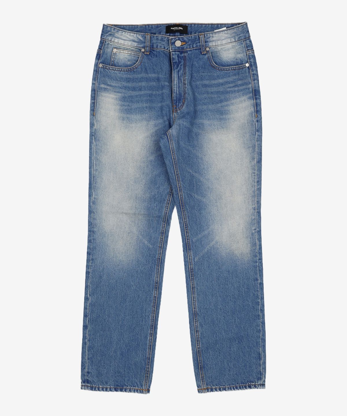 페이탈리즘(FATALISM) #0341 Mild Blue Brushed Straight Fit 48