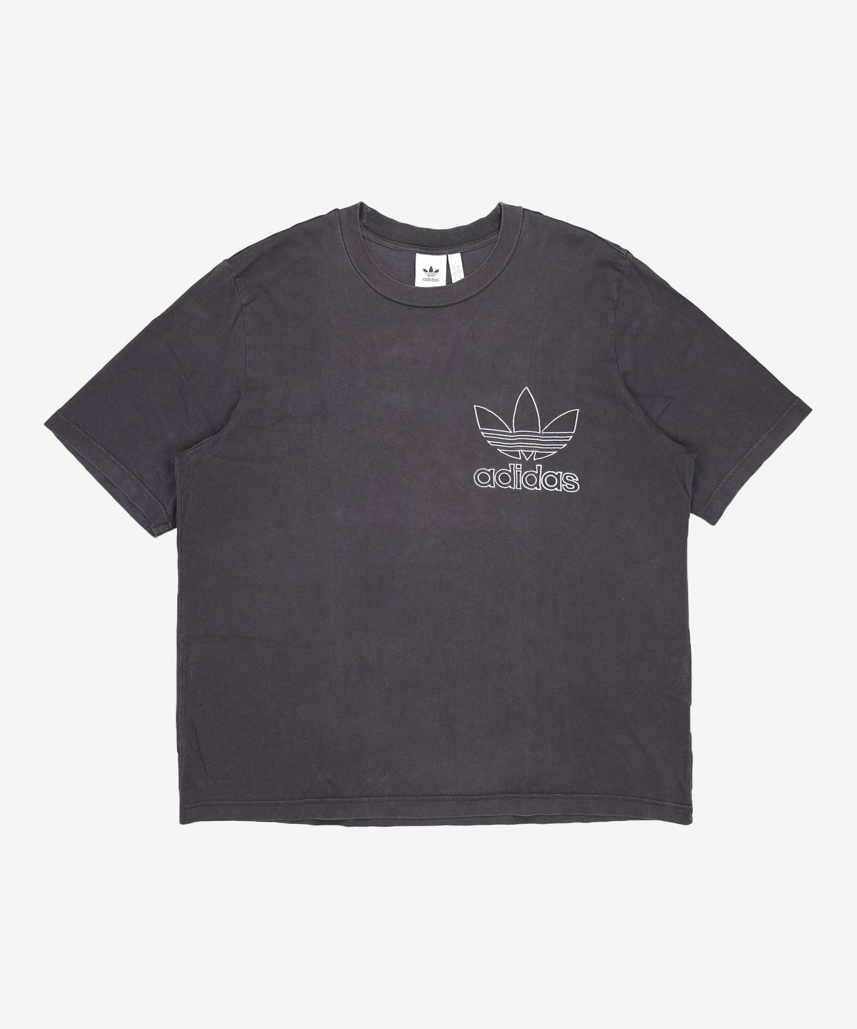 아디다스(ADIDAS) 3 아웃라인 티 - 블랙 / DV1563 XL