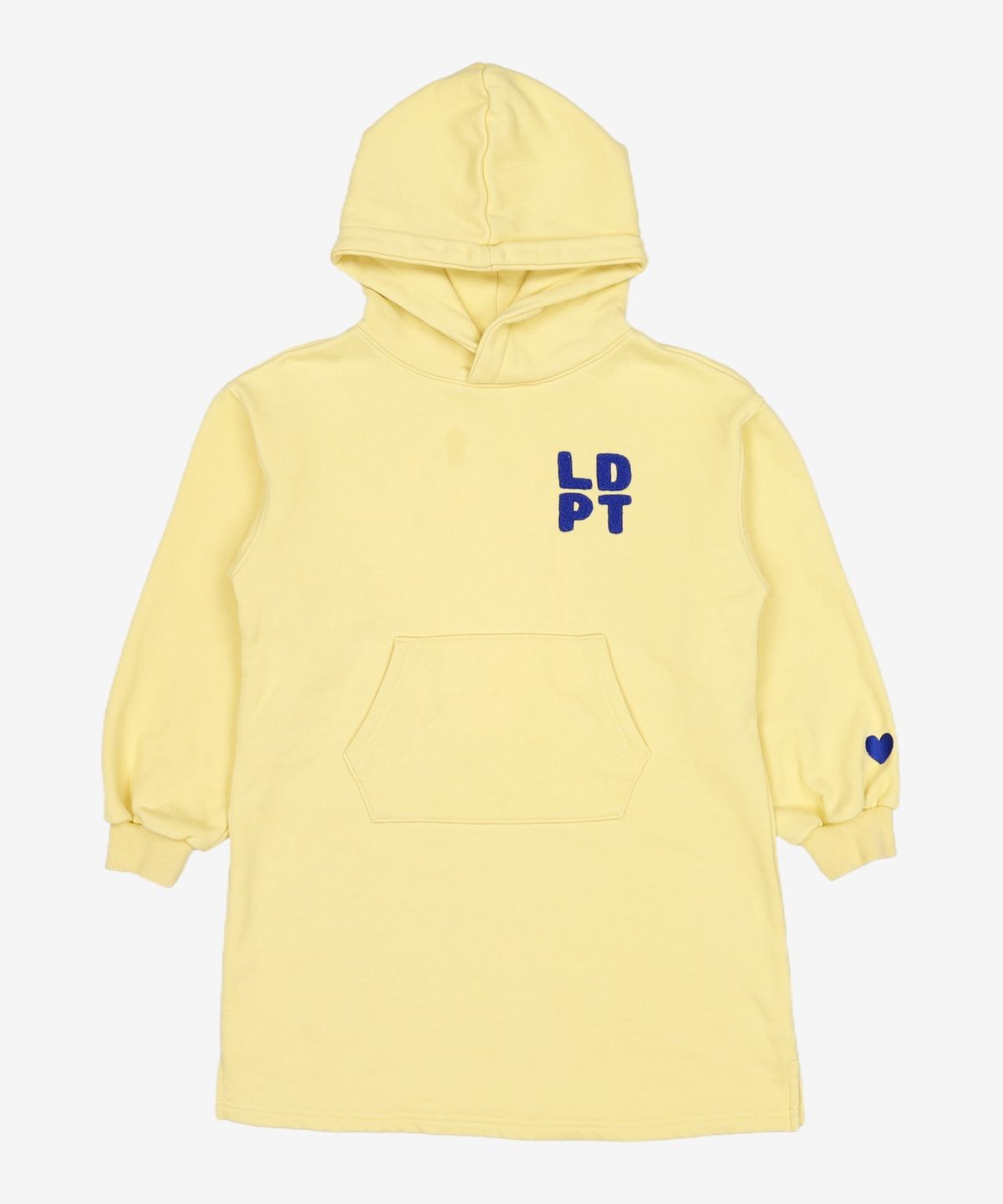 리틀뎁(LITTLE DEPT) LDPT 기모 후드 원피스 Yellow S