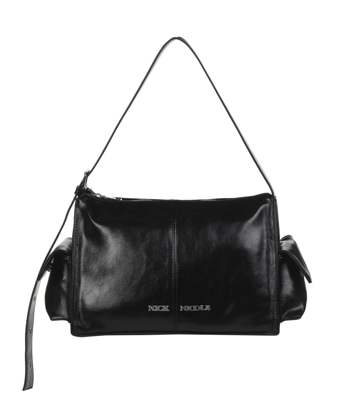 닉앤니콜(NICK&NICOLE) SIDE POCKET SHOULDER BAG_BLACK