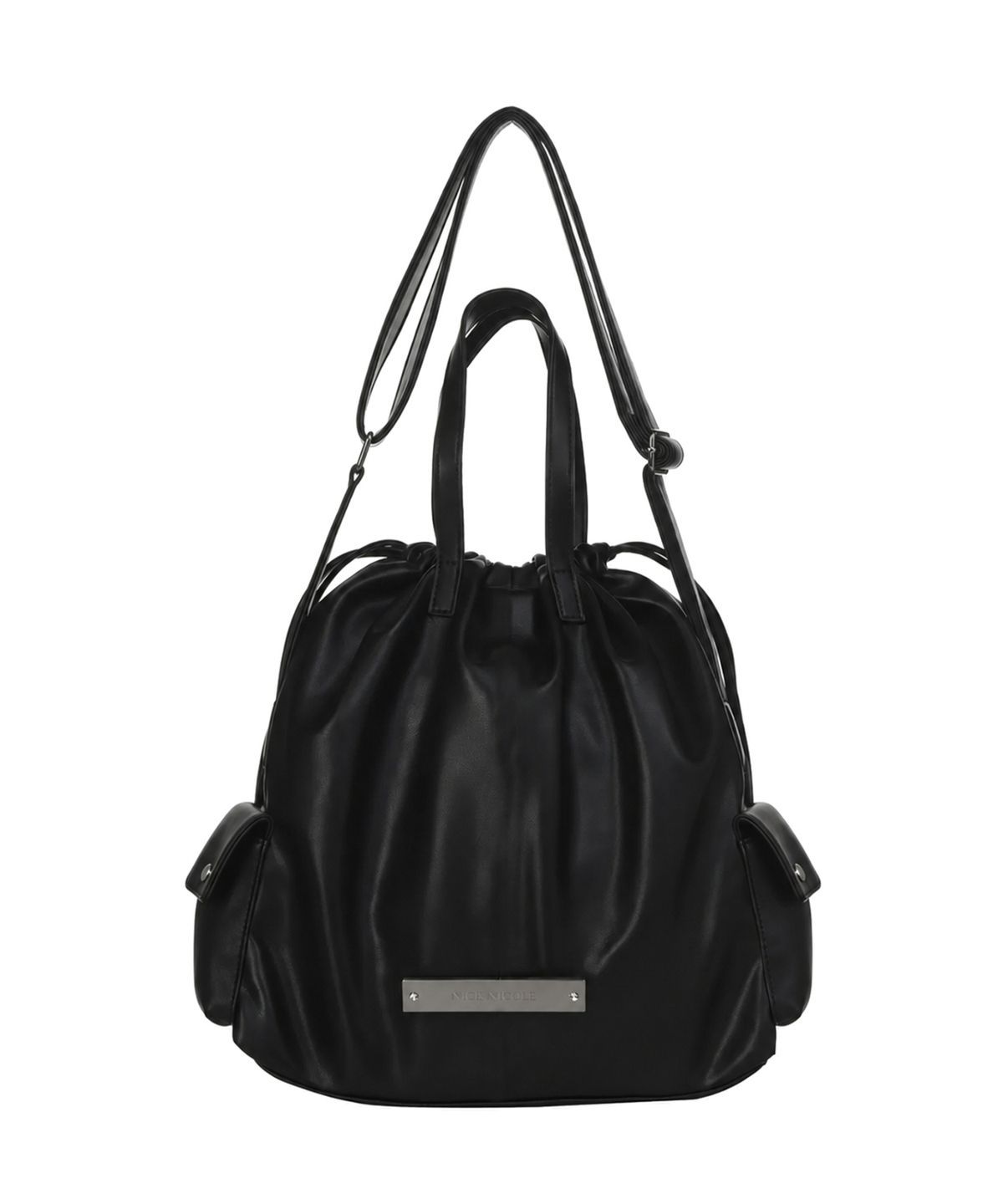 닉앤니콜(NICK&NICOLE) CRYSTAL MULTI STRAP BAG_BLACK