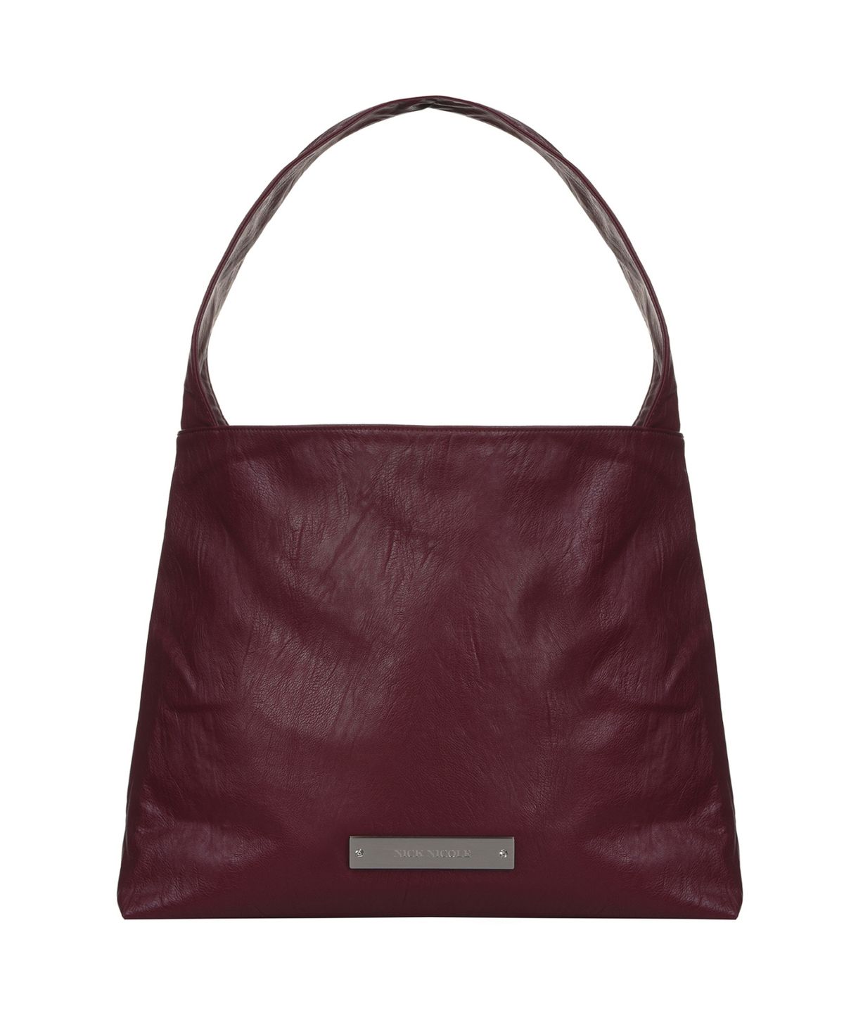 닉앤니콜(NICK&NICOLE) CRYSTAL SHOULDER BAG_BURGUNDY