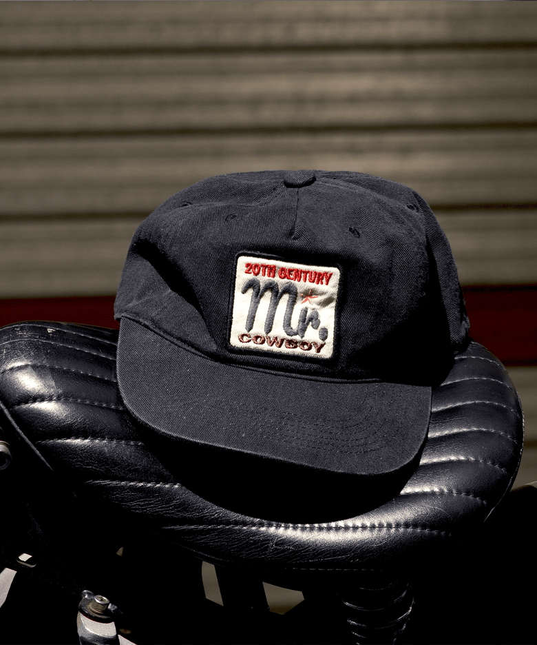 NEW COWBOY 5PANEL CAP - VINTAGE BLACK