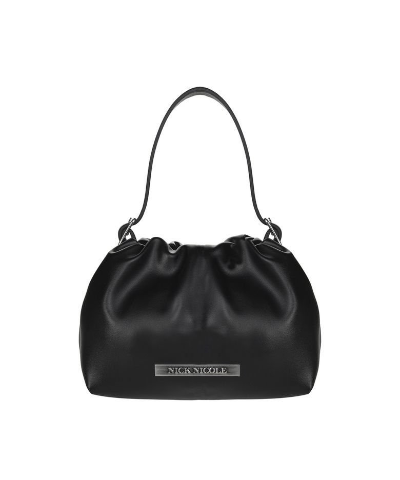 STRAP TWO WAY MINI BAG_BLACK