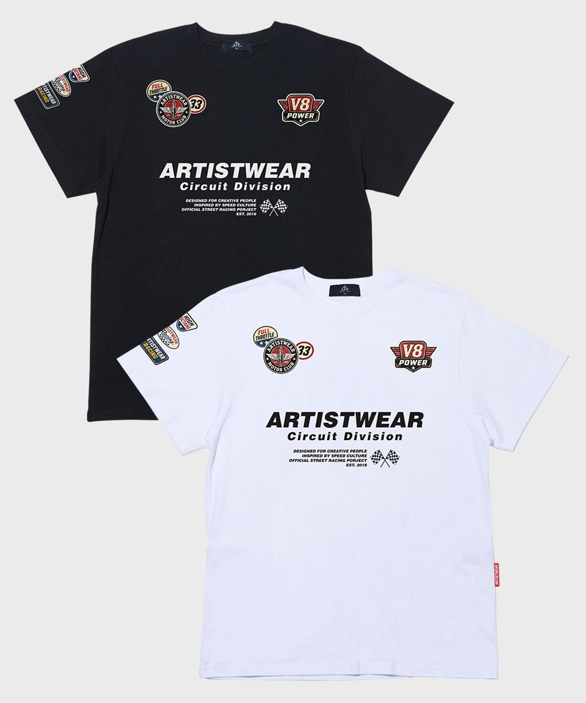 아티스트웨어(ARTISTWEAR) [ATW] 서킷 디비전 반팔티 - 2COLOR