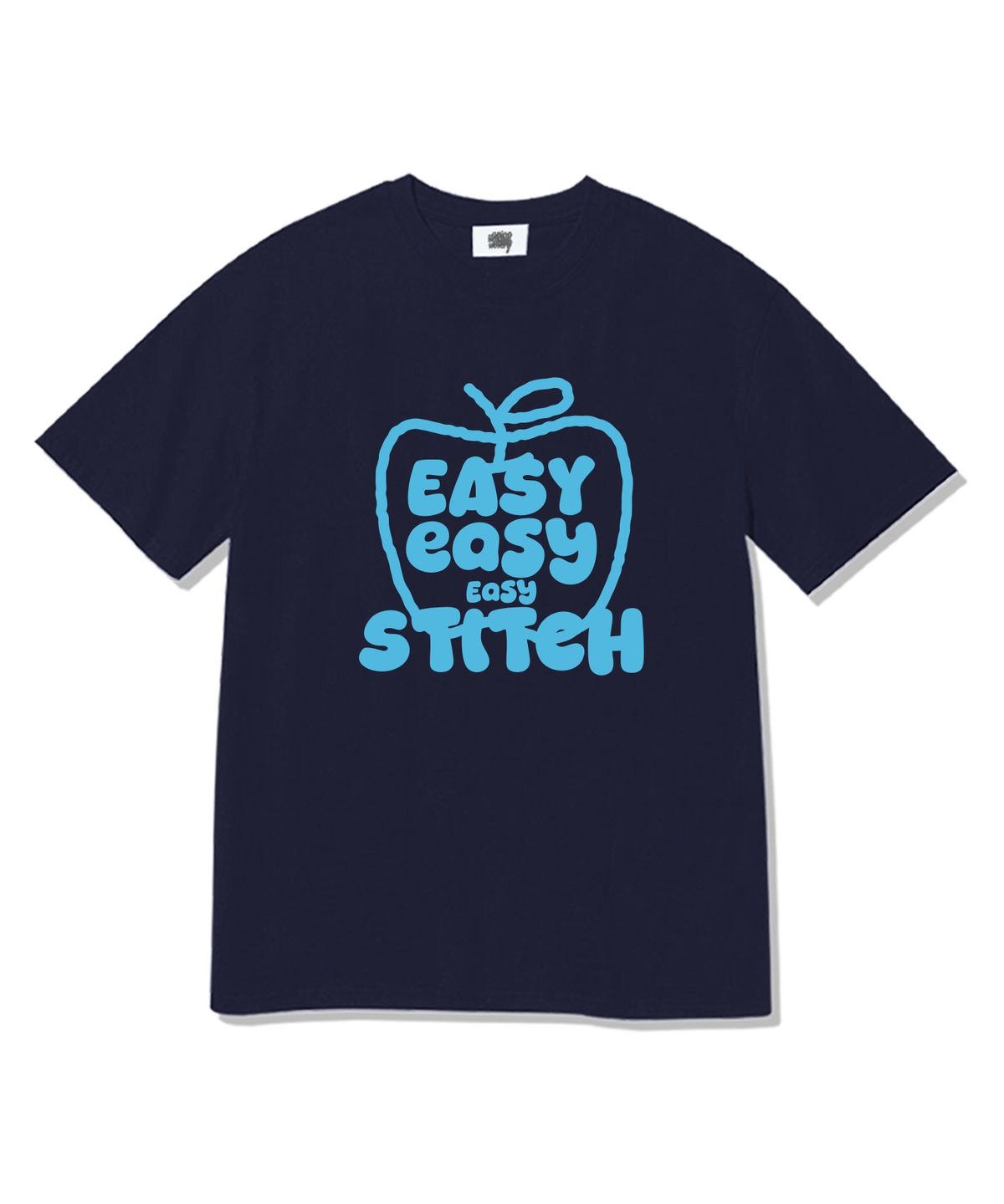 이지스티치(EASY STITCH) 이지애플  반팔티셔츠 네이비