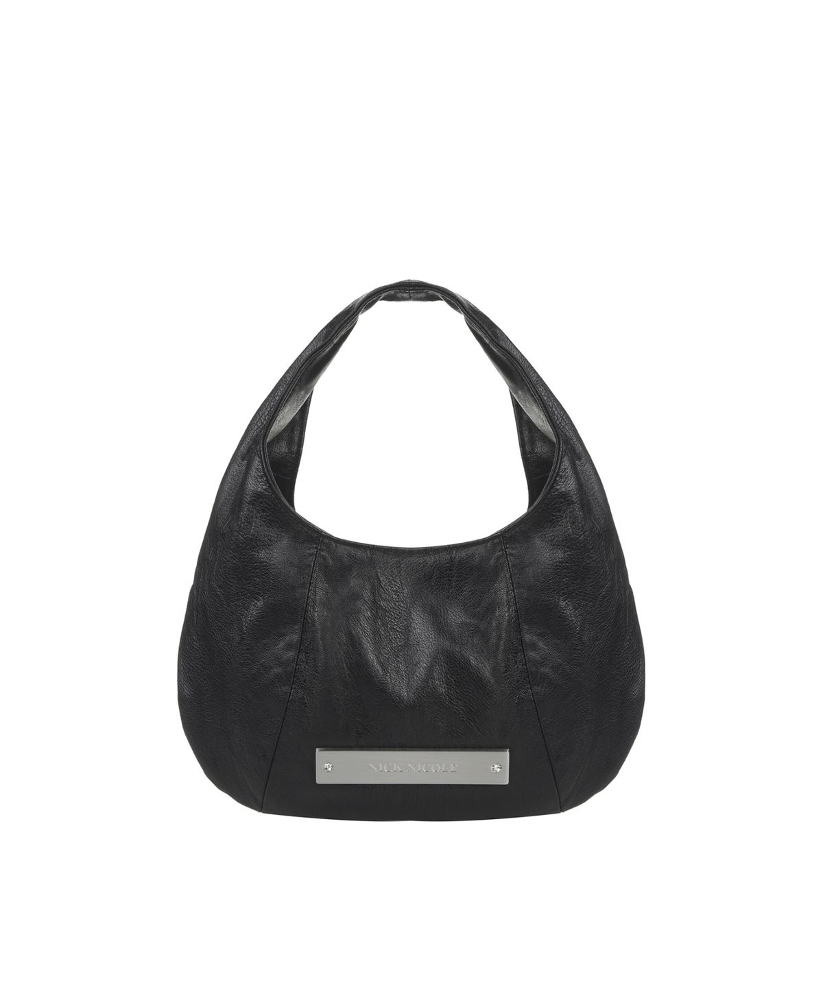 닉앤니콜(NICK&NICOLE) CRYSTAL MINI HOBO BAG_BLACK