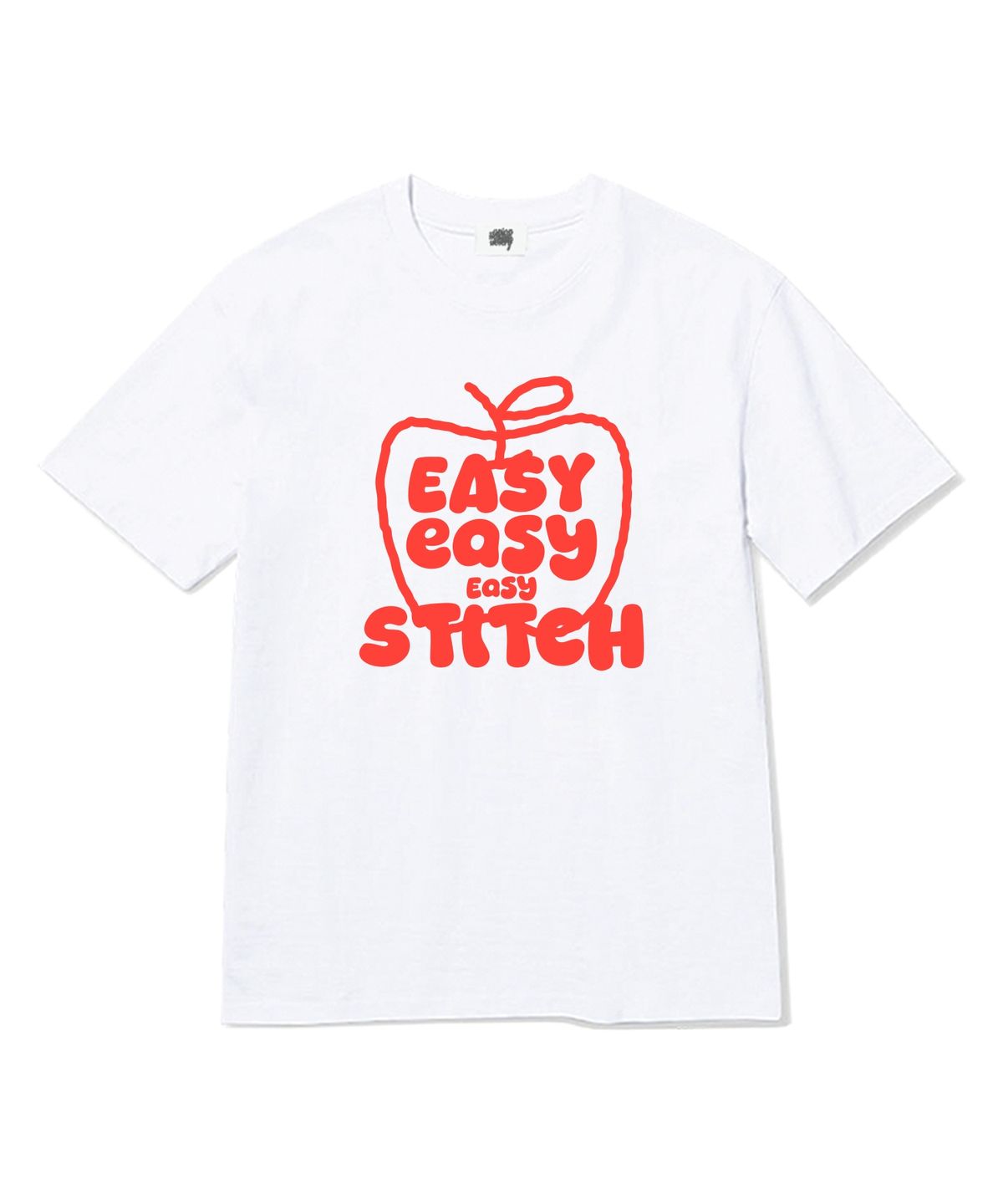 이지스티치(EASY STITCH) 이지애플  반팔티셔츠 화이트