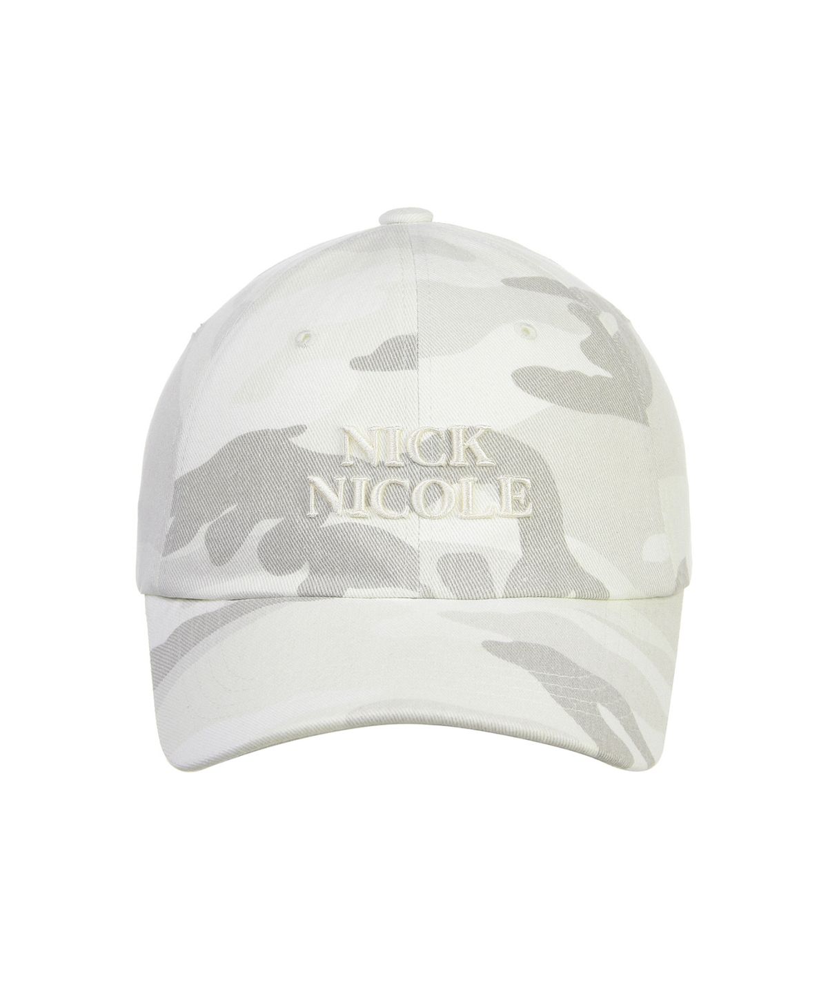 닉앤니콜(NICK&NICOLE) MINI ORIGINALS NICOLE BALL CAP_CAMO IVORY