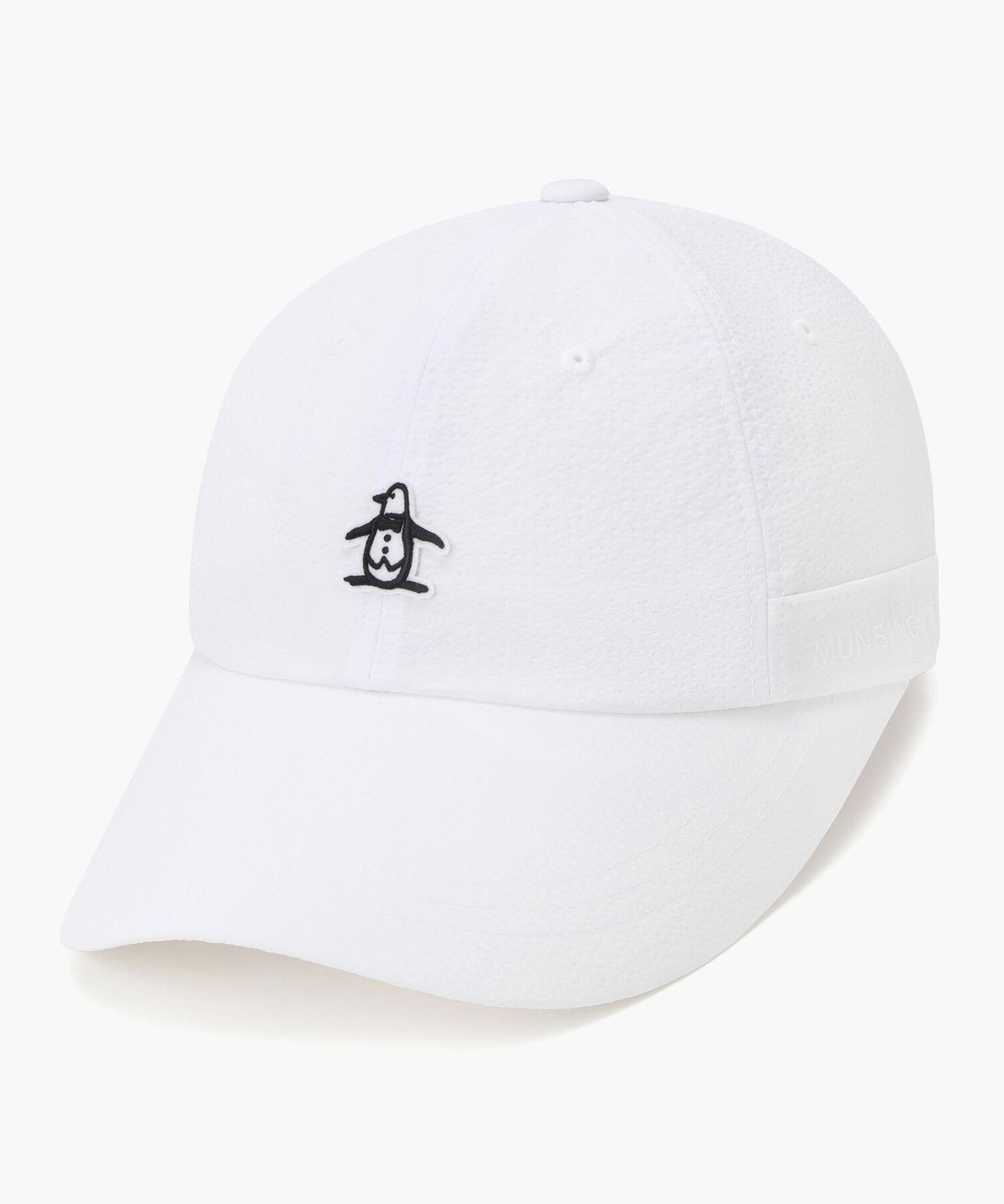 먼싱웨어(MUNSINGWEAR) 여성 써커 리본 6각 볼캡 화이트 MR322LCP71