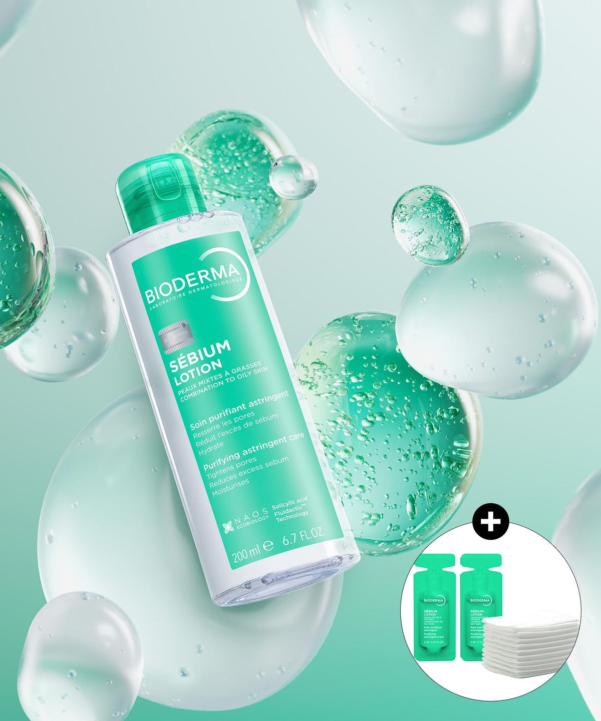 바이오더마(BIODERMA) 세비엄 로션 200ml (피지조절 수분 토너)